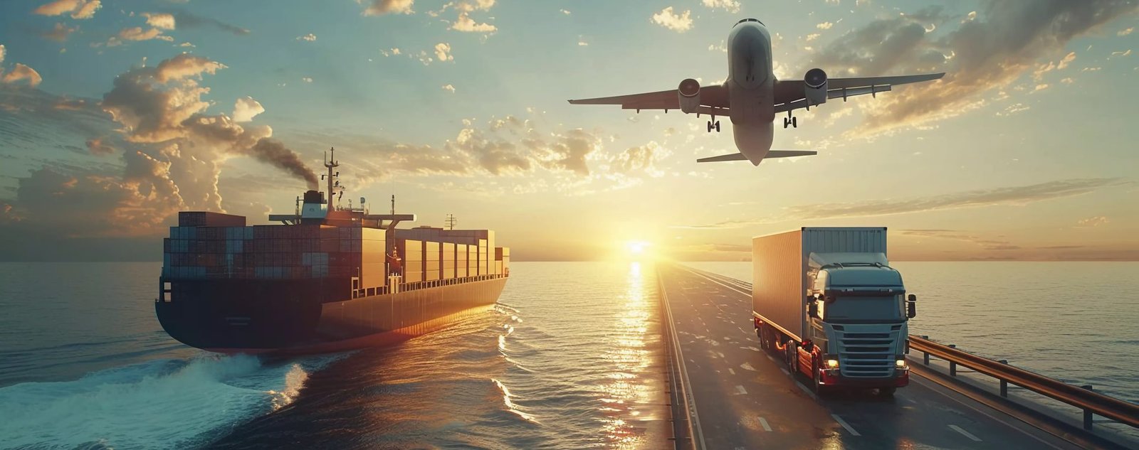 Multimodal freight – air, sea and road